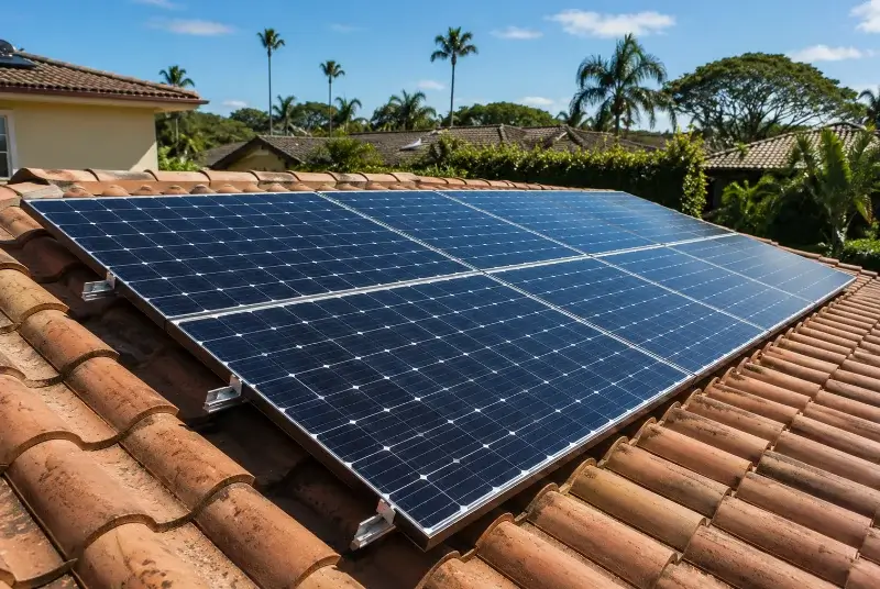 Installation de panneaux solaires à Sernhac